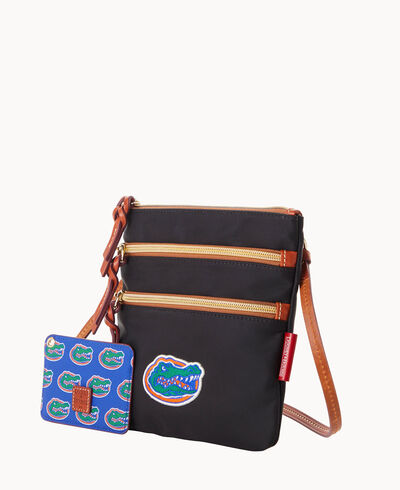 Collegiate University of Florida North South Triple Zip w ID Holder
