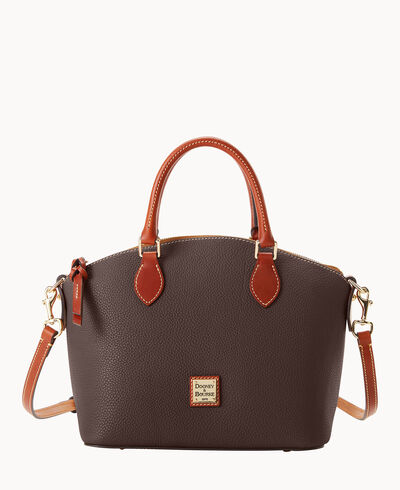 Pebble Grain Geena Satchel