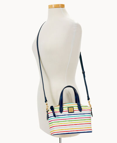 Multi Watercolor Stripes Ruby