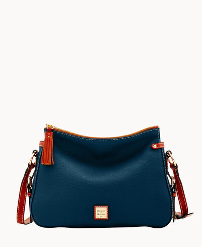Pebble Grain Scarlett Crossbody Sac