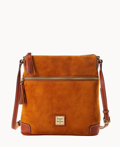 Suede Tassel Crossbody