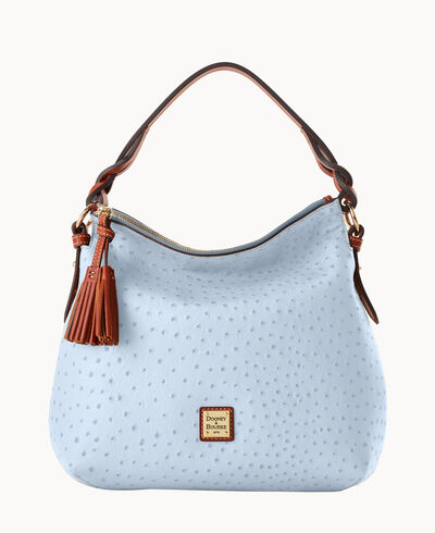 Ostrich Twist Strap Hobo