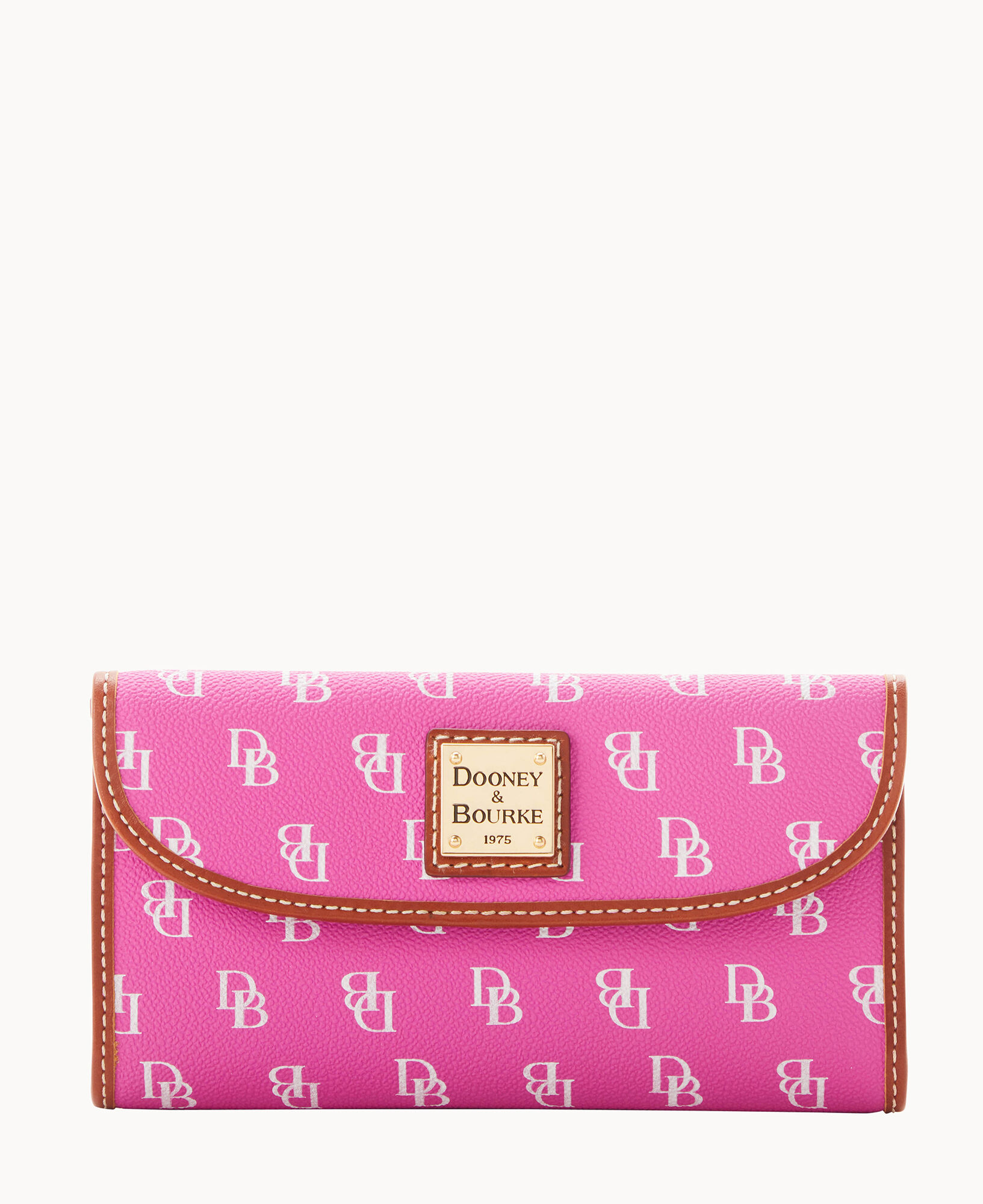 Pink dooney clearance and bourke wallet