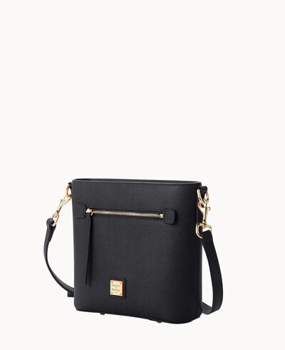 Saffiano Small Zip Crossbody