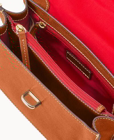 Saffiano Flap Crossbody