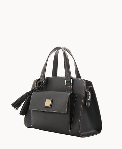 Saffiano Small Satchel