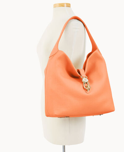 Belvedere Logo Lock Shoulder Bag