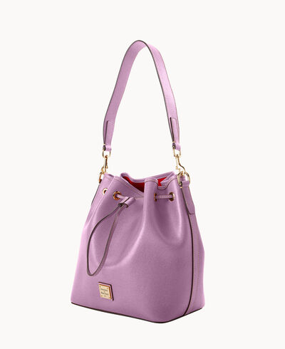 Saffiano Drawstring