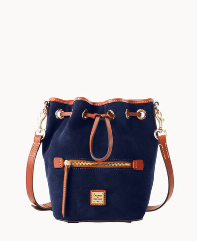 Suede Small Drawstring Crossbody