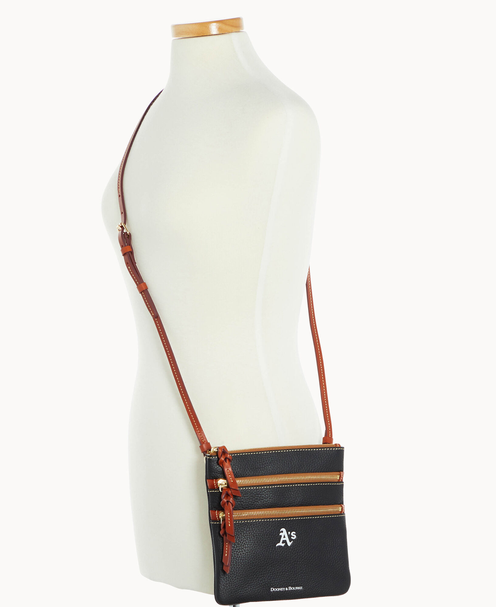Dooney and bourke nylon north south triple zip clearance