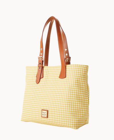 Gingham Emily Tote
