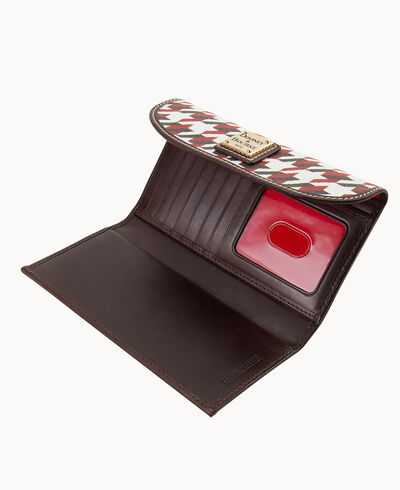 Houndstooth Continental Clutch