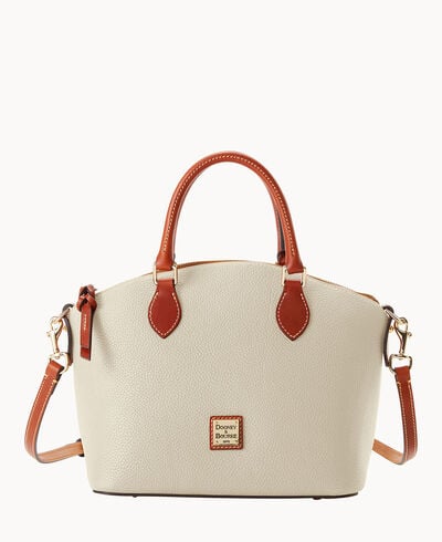 Pebble Grain Geena Satchel