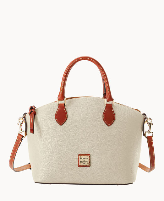 Pebble Grain Geena Satchel
