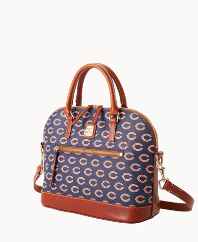 NFL Bears Domed Zip Satchel