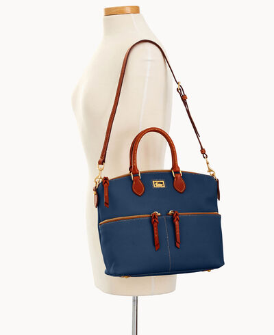 Dillen Double Pocket Satchel