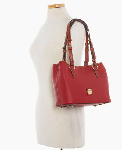 Pebble Grain Small Briana with Pouch