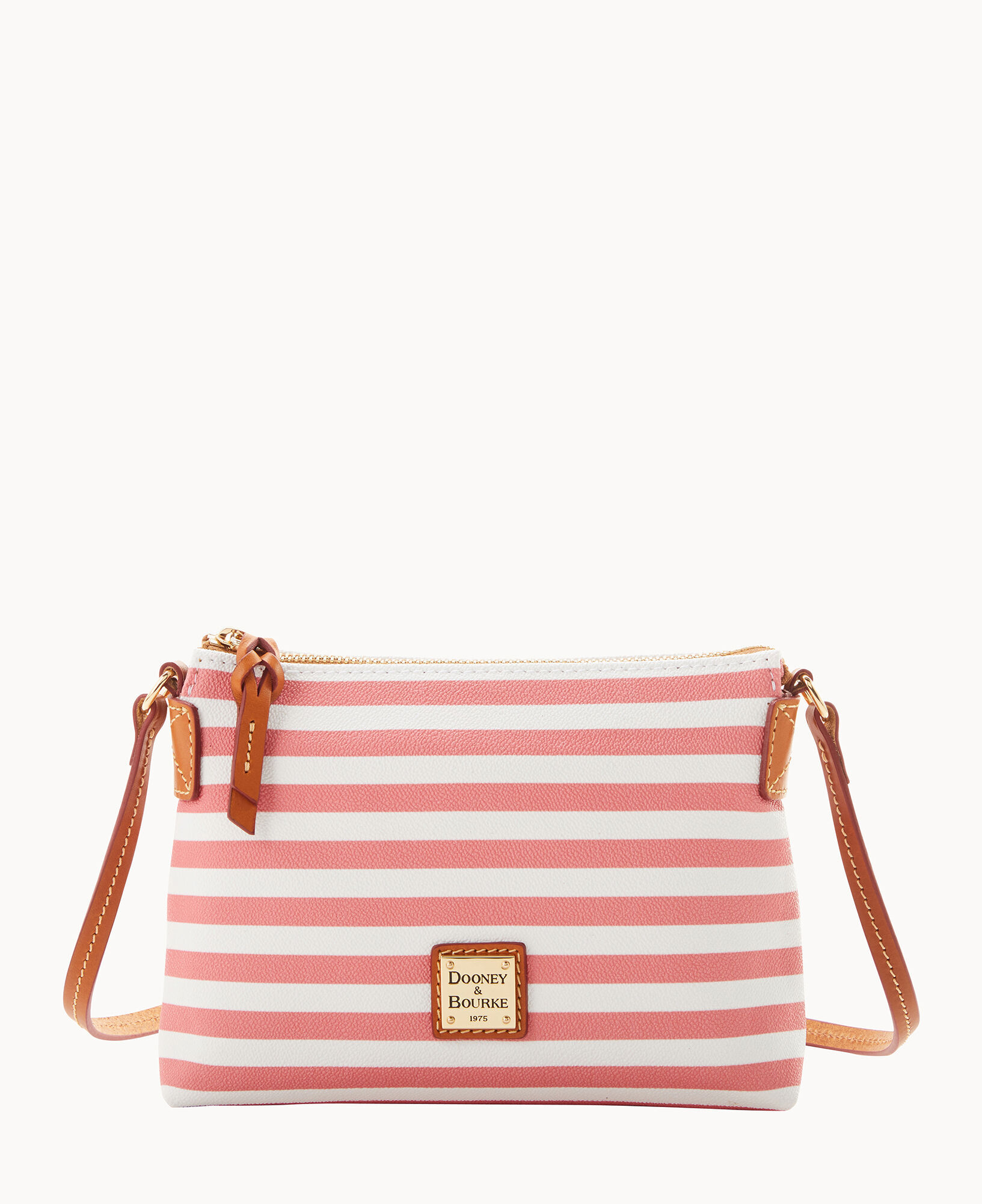 sullivan coated cotton large framed purse