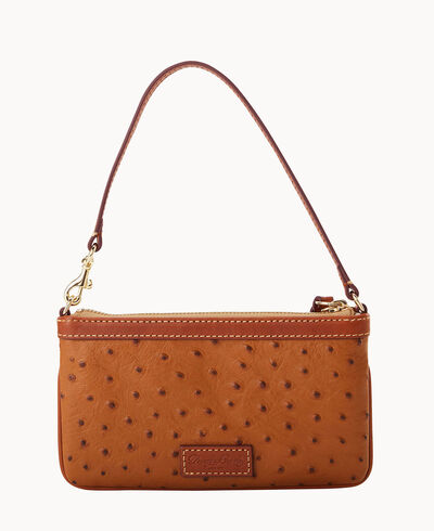 NFL Browns Large Slim Wristlet