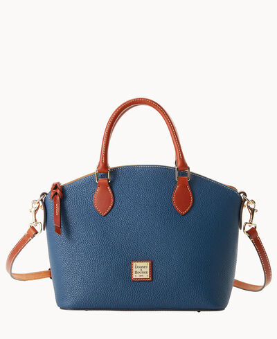 Pebble Grain Geena Satchel