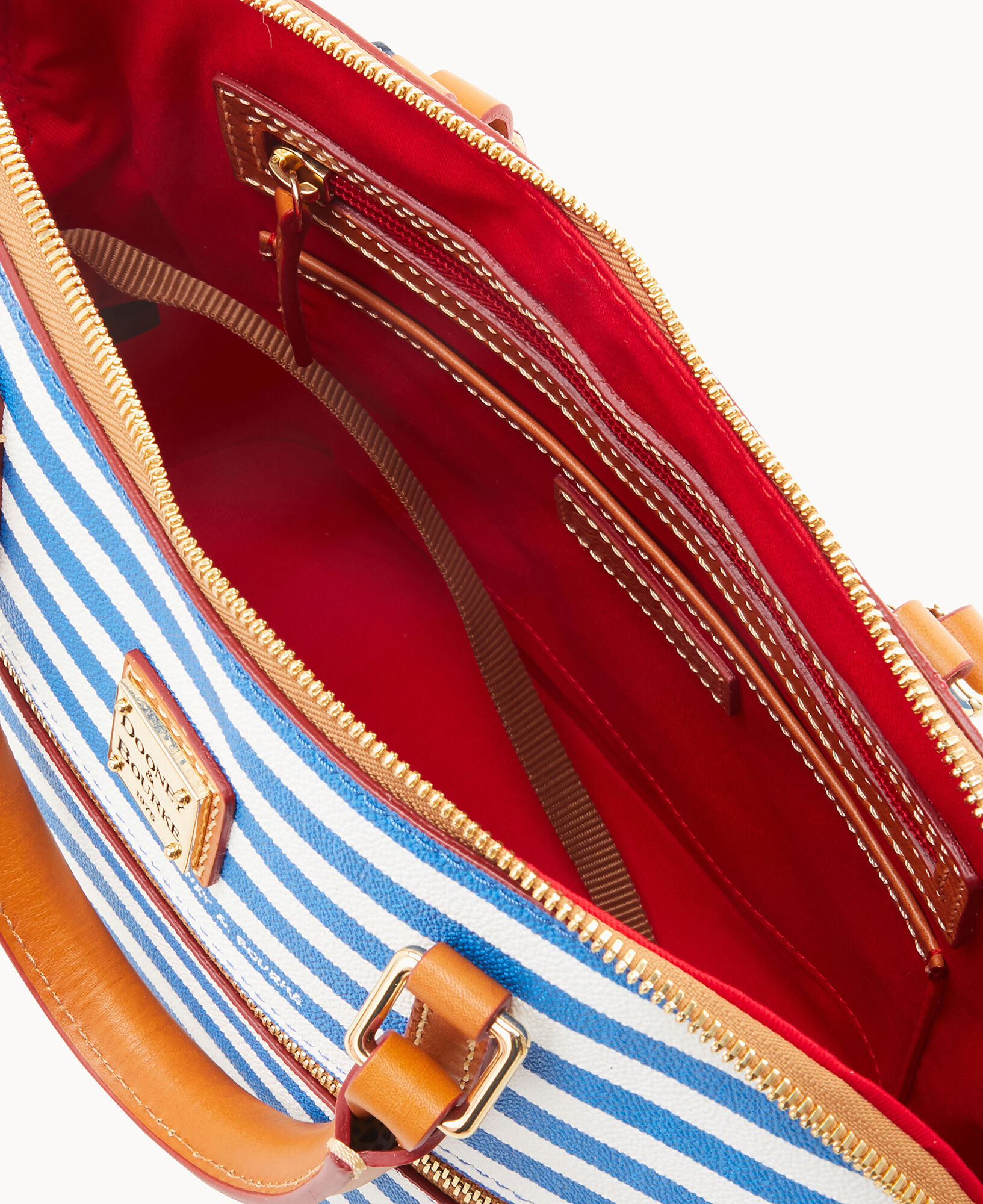 Sullivan Coated Cotton Domed Zip Satchel
