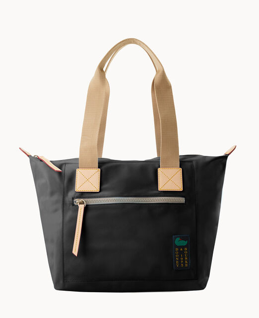 Nylon Front Zip Tote