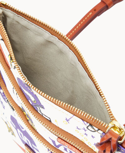NFL Vikings North South Triple Zip Crossbody