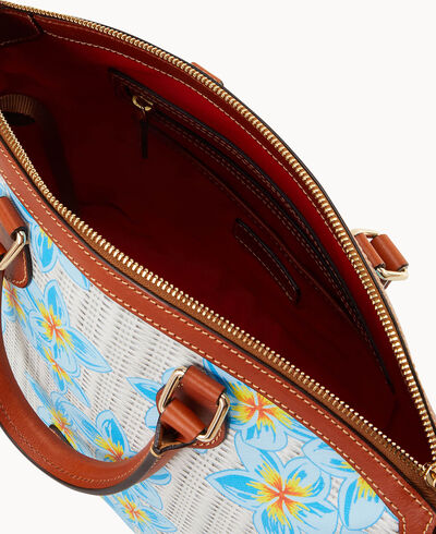 Plumeria Domed Satchel
