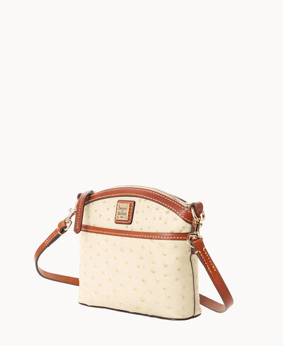 Ostrich Domed Crossbody