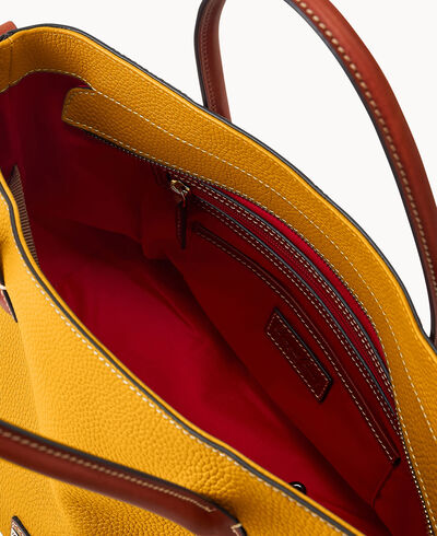 Pebble Grain Large Handle Tote