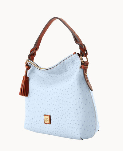 Ostrich Twist Strap Hobo