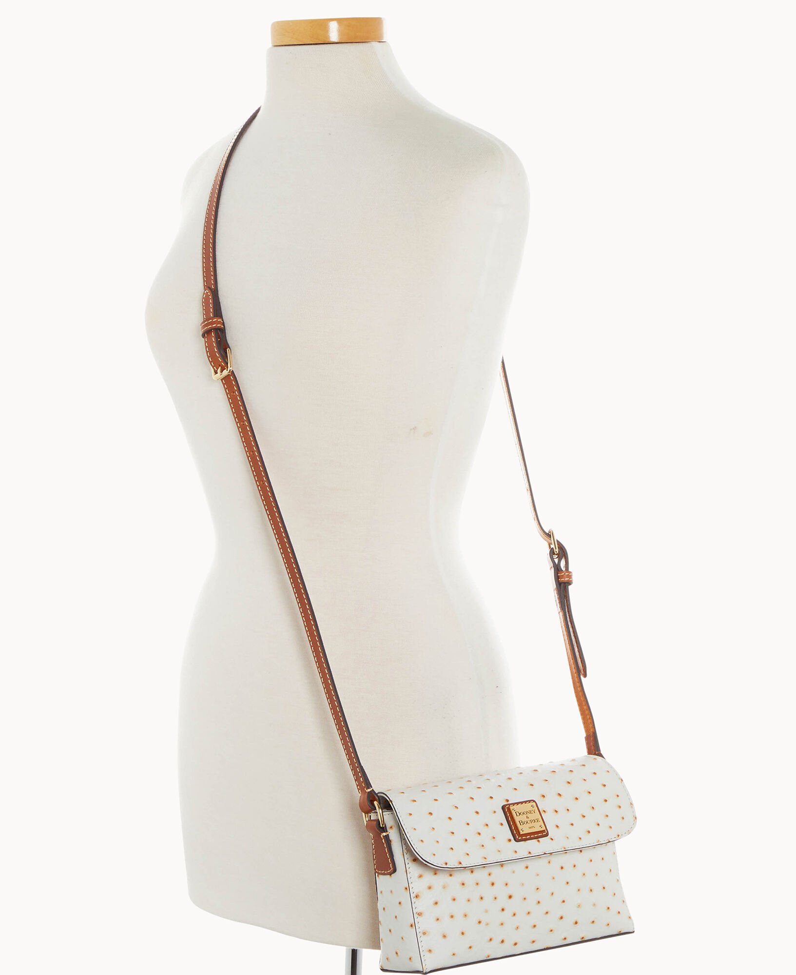 Dooney Bourke Handbag Ostrich Rena Crossbody