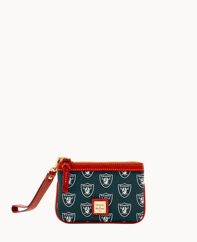 NFL Raiders Medium Wristlet