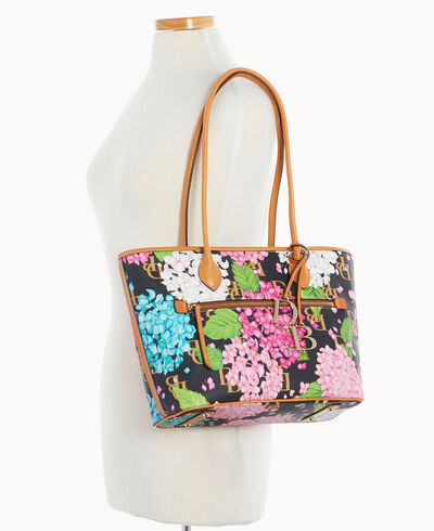 Hydrangea Monogram Tote