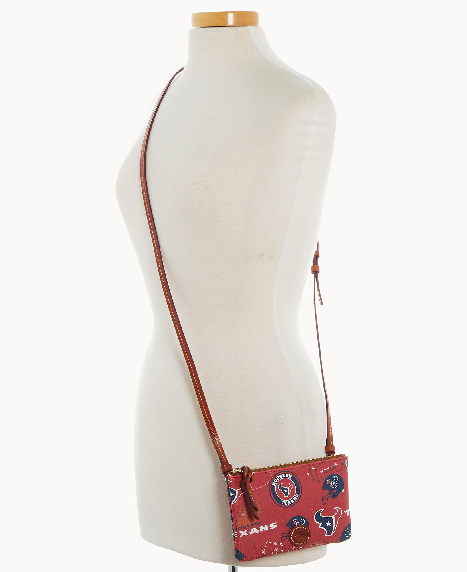 NFL Texans Top Zip Crossbody