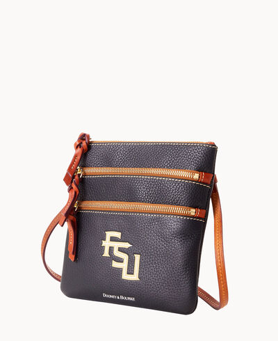 NCAA Fla State Triple Zip Crossbody