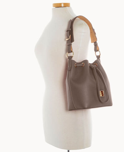 Lucca Leather Small Drawstring