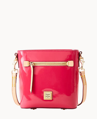 Patent Small Zip Crossbody