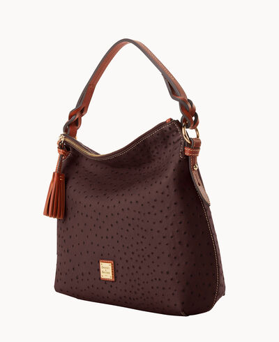 Ostrich Twist Strap Hobo