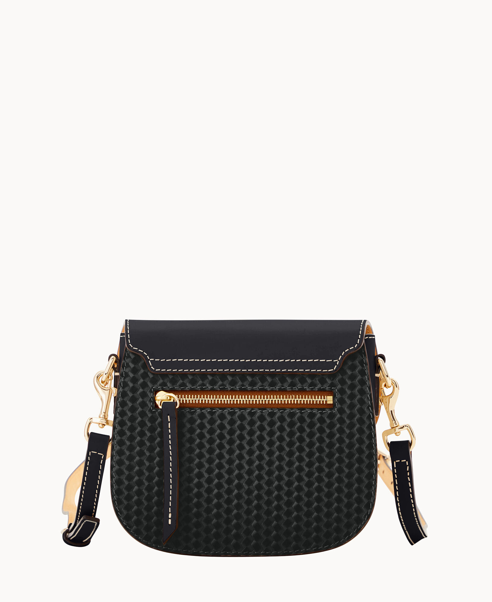 Dooney Bourke Beacon Woven Saddle Crossbody