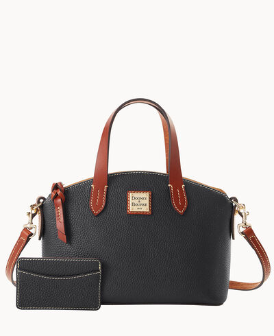 Pebble Grain Ruby Bag With Card Case