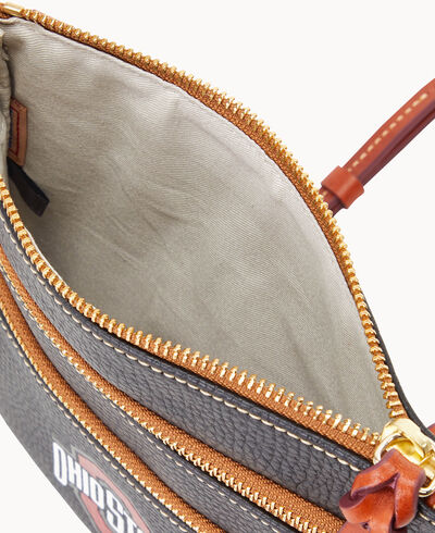 Collegiate Ohio State Triple Zip Crossbody
