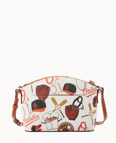 MLB Orioles Suki Crossbody Med Wristlet