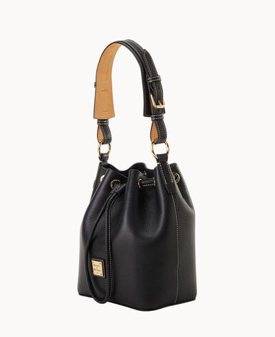 Lucca Leather Small Drawstring