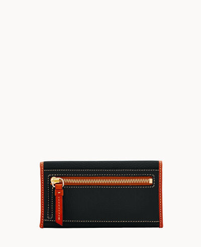 Pebble Grain Continental Clutch