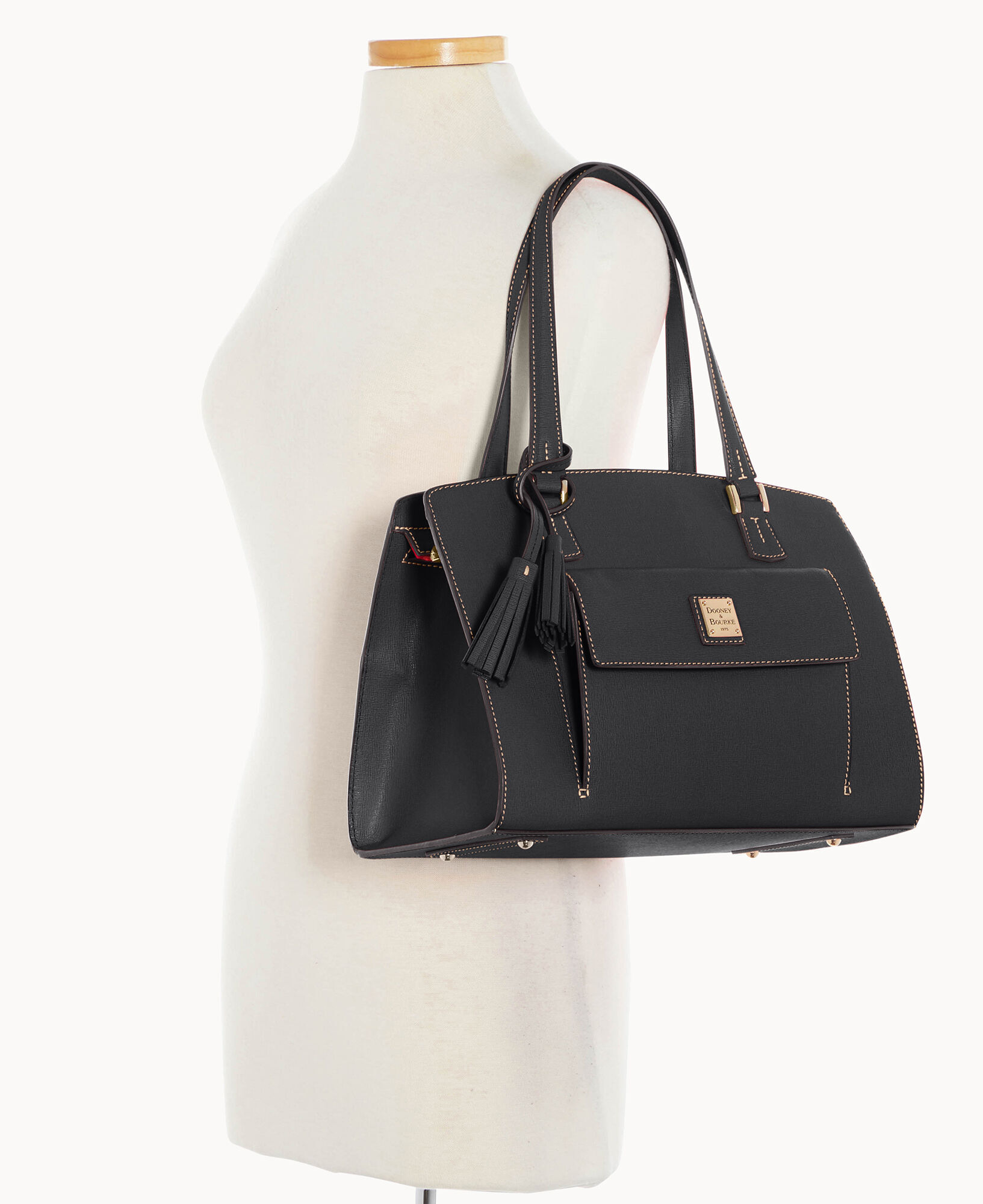 Saffiano shoulder bag discount