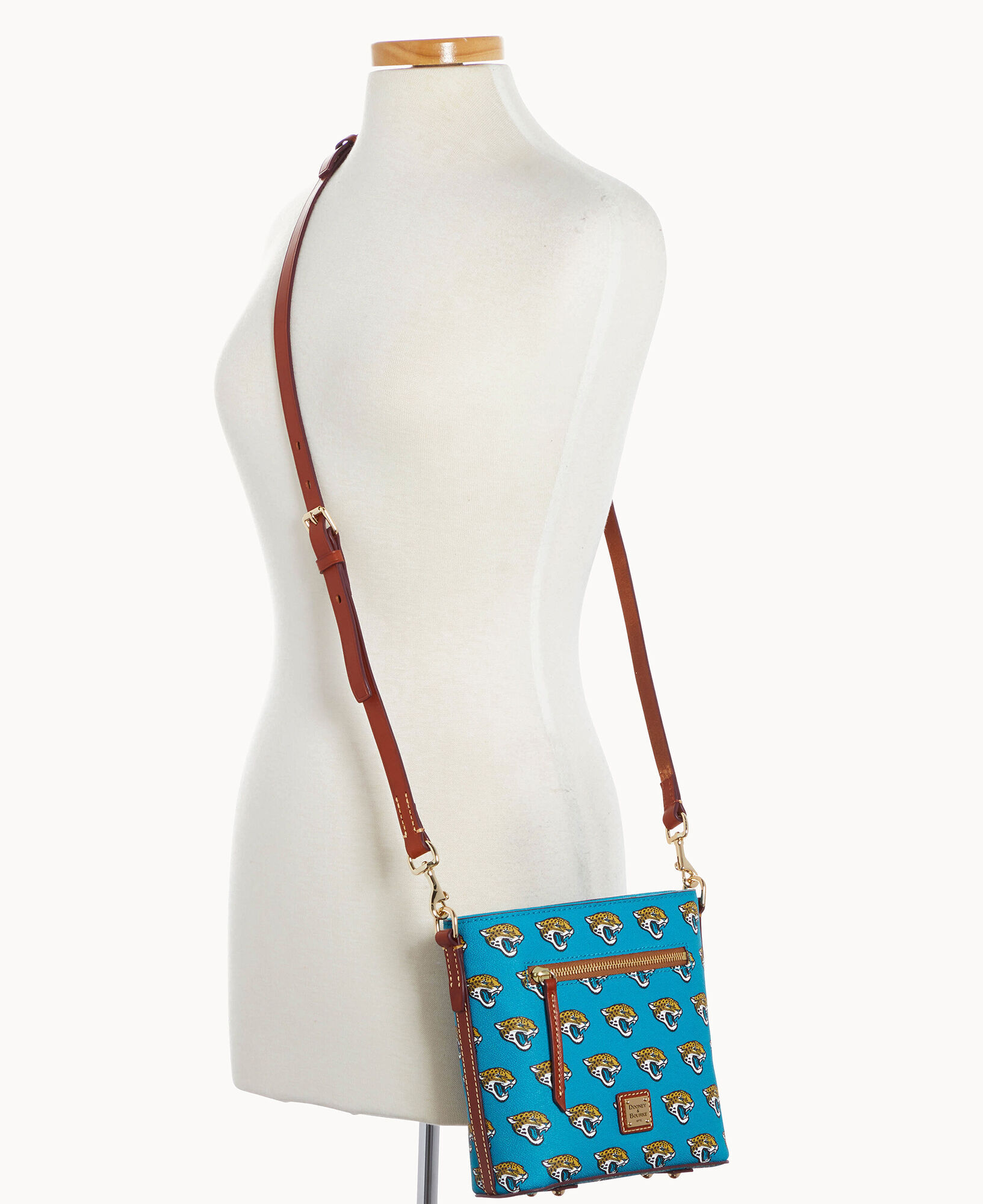 Dooney Bourke NFL Jaguars Small Zip Crossbody