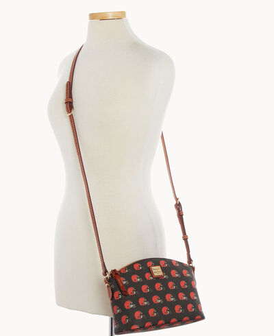 NFL Browns Suki Crossbody Med Wristlet