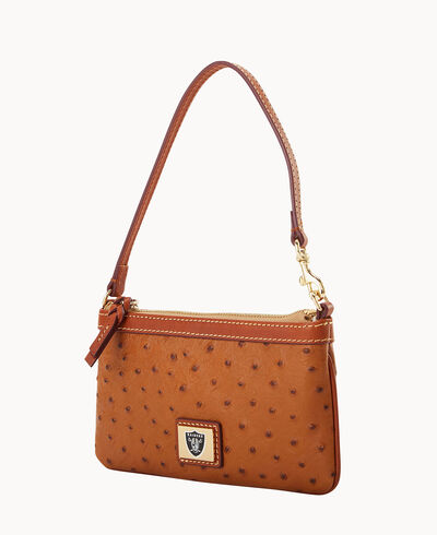 NFL Raiders Large Slim Wristlet