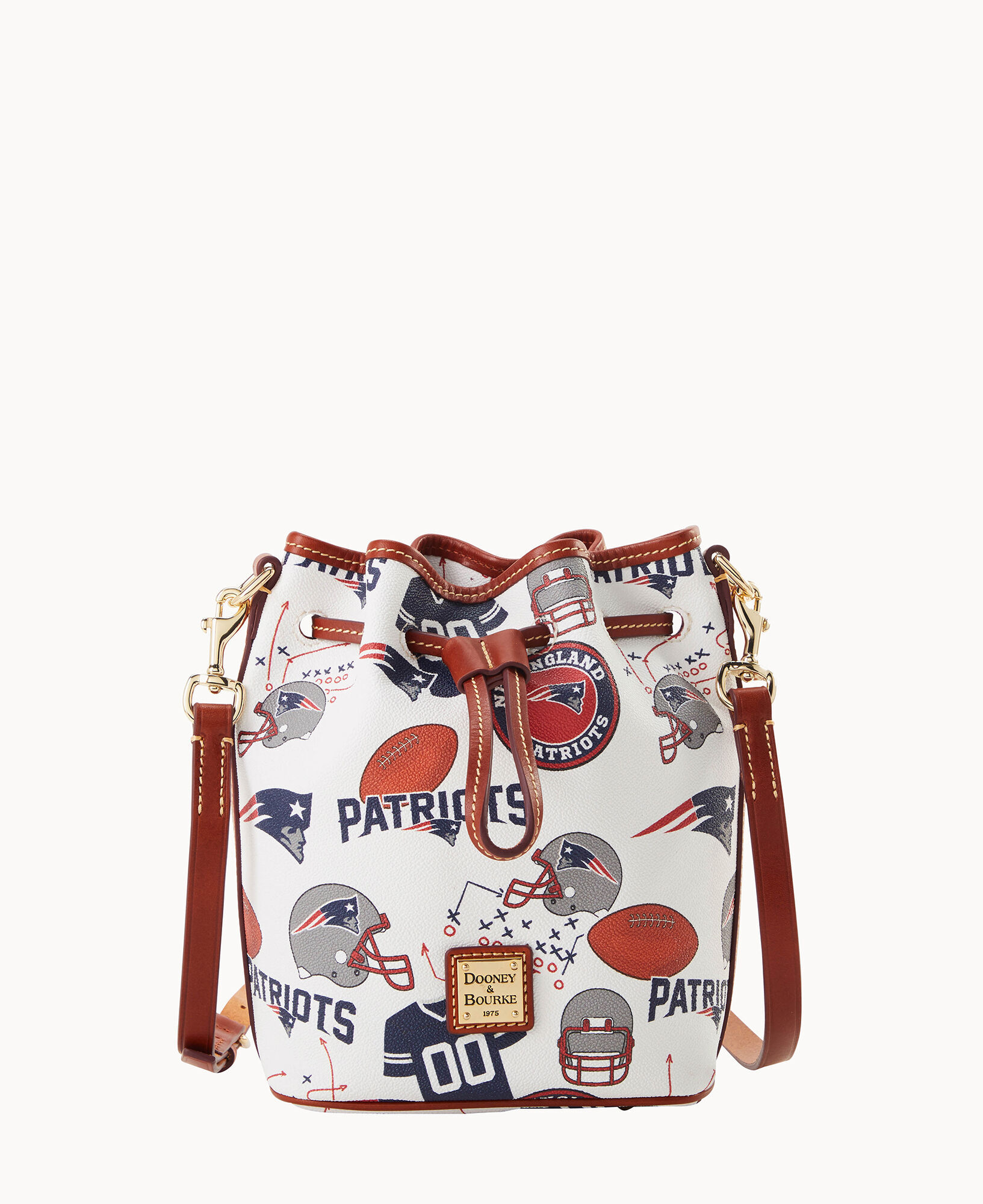 Dooney & Bourke New England Patriots Monogram Drawstring Purse